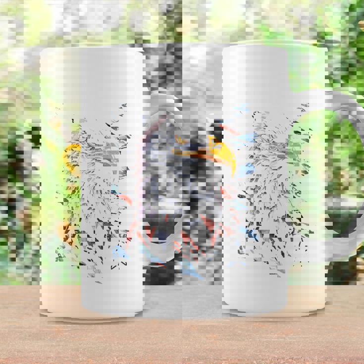 Atoka Tn 愛国的なイーグル アメリカ国旗 アンティーク調デザイン 長袖tシャツ コーヒーマグ ギフトのアイデア