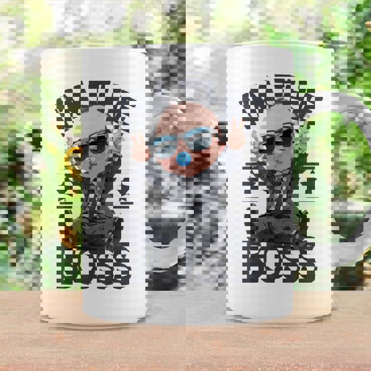 Baby Boss I'm The Boss レトロ Like A Boss キッズ コーヒーマグ ギフトのアイデア