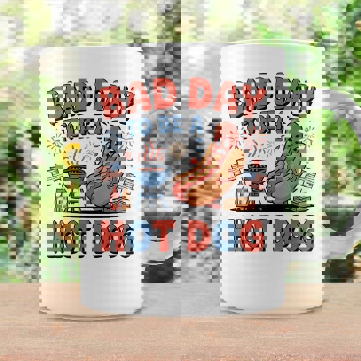 Bad Day To Be A Hotdog Fourth Of July Hot Dog 4Th Of July Coffee Mug Gifts ideas