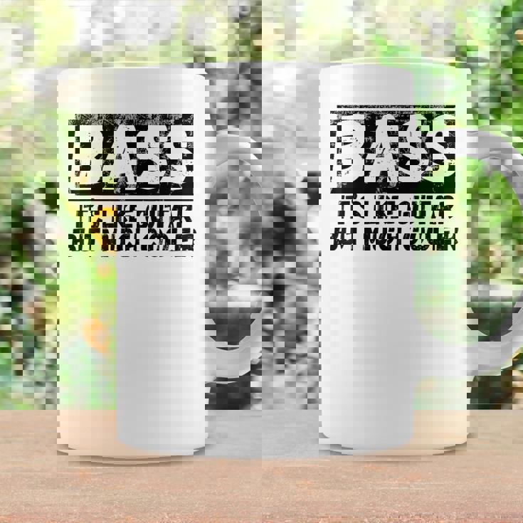 Bass It's Like Guitar But Much Cooler 面白いベース愛好家 コーヒーマグ ギフトのアイデア