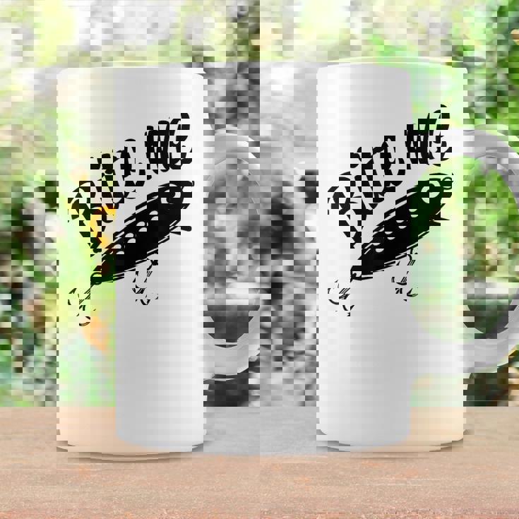 Bite Me 面白いフィッシャーマンフィッシングルアー コーヒーマグ ギフトのアイデア