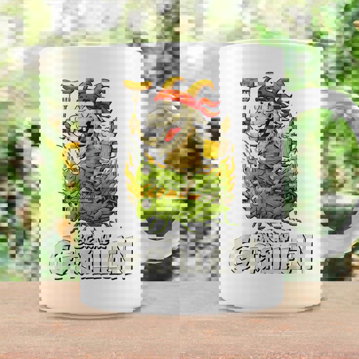 Bock Auf Grillen おもしろバーベキューアクセサリー ヤギ付きバーベキュー コーヒーマグ ギフトのアイデア