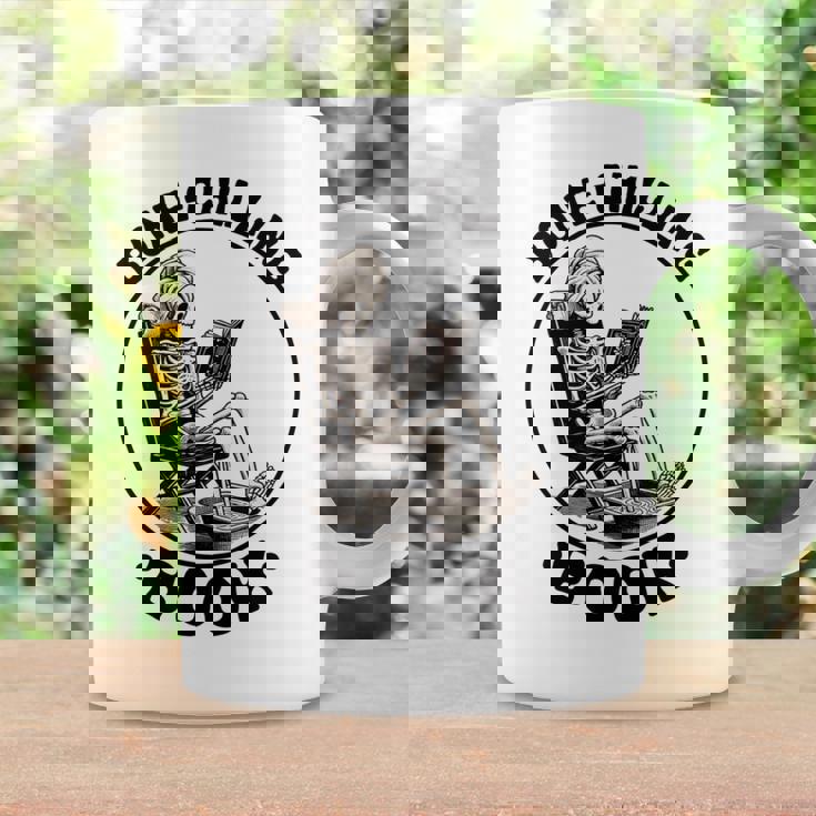 Bone-Chilling 本 スケルトン 読書 ブックワームブックラバーズ 長袖tシャツ コーヒーマグ ギフトのアイデア