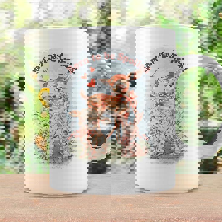 Born To Bepoiled Cute Animal Illustration 長袖tシャツ コーヒーマグ ギフトのアイデア