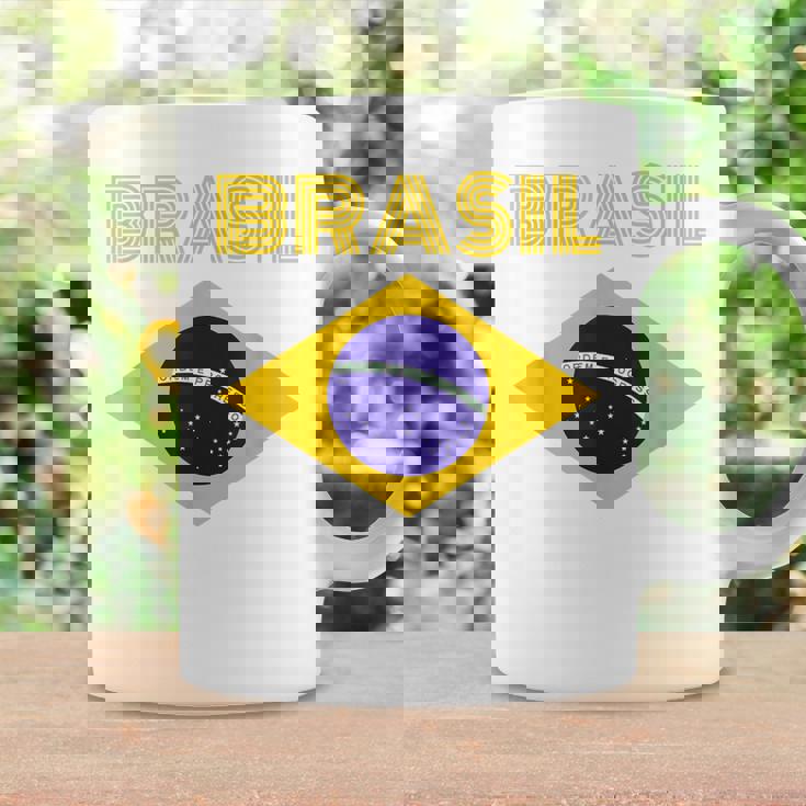 Brasilブラジルブラジル国旗 コーヒーマグ ギフトのアイデア