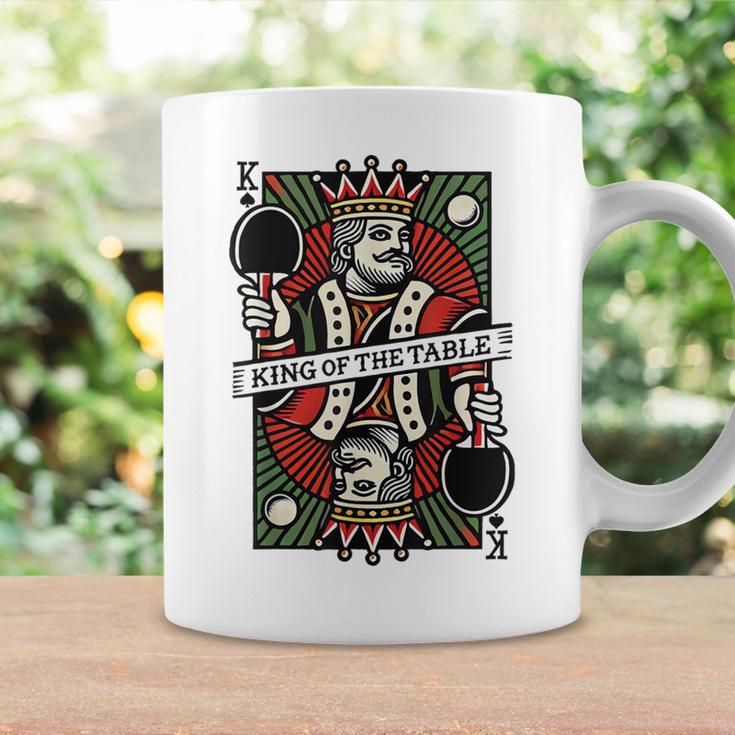 Carte De Jeu Rétro Roi De La Table De Tennis De Table Tasse Idées cadeaux