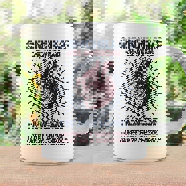 Chinchillas Are Awesome 面白いチンチラママパパ コーヒーマグ ギフトのアイデア