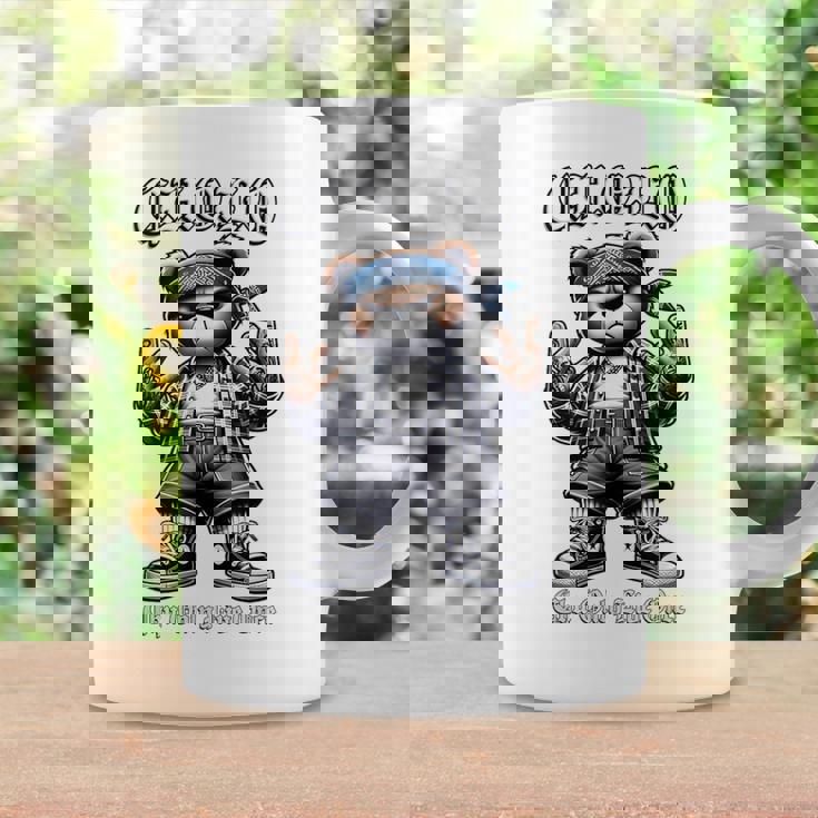 CHOLO Chu Only Live Once ヒップホップ テディベア チカーノ アート コーヒーマグ ギフトのアイデア