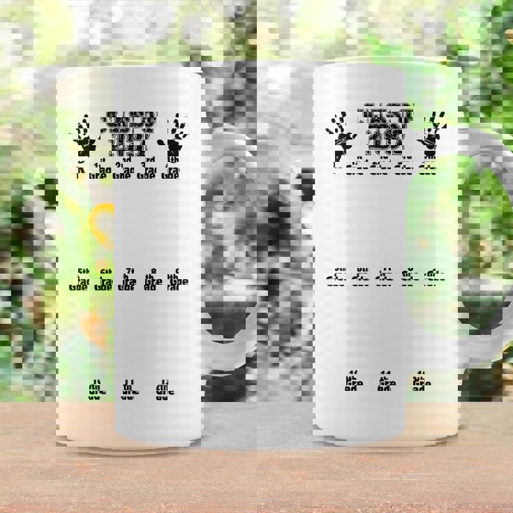 Class Of 2037 Grow With Me 手形 幼稚園 12年生 コーヒーマグ ギフトのアイデア