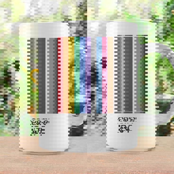 Colors Of Love Lgbt Flag Pride Month トランスジェンダー レインボーtシャツ コーヒーマグ ギフトのアイデア