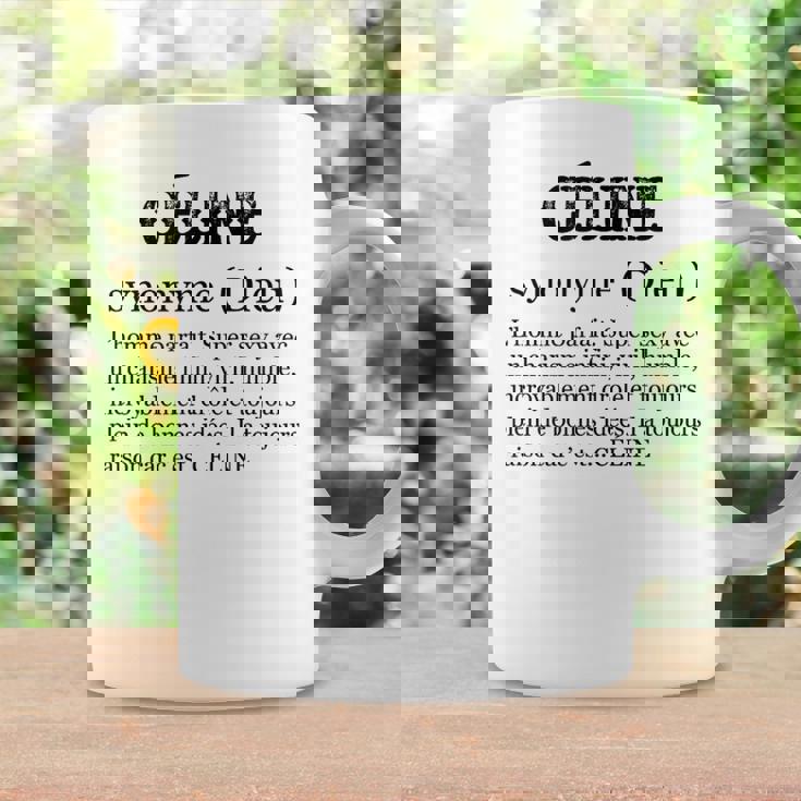 Céline ファーストネームの定義 コーヒーマグ ギフトのアイデア