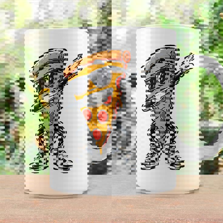 Dabbing Pizza スライス ダンス ピザ 幼児 男の子 ダンス 食通 コーヒーマグ ギフトのアイデア