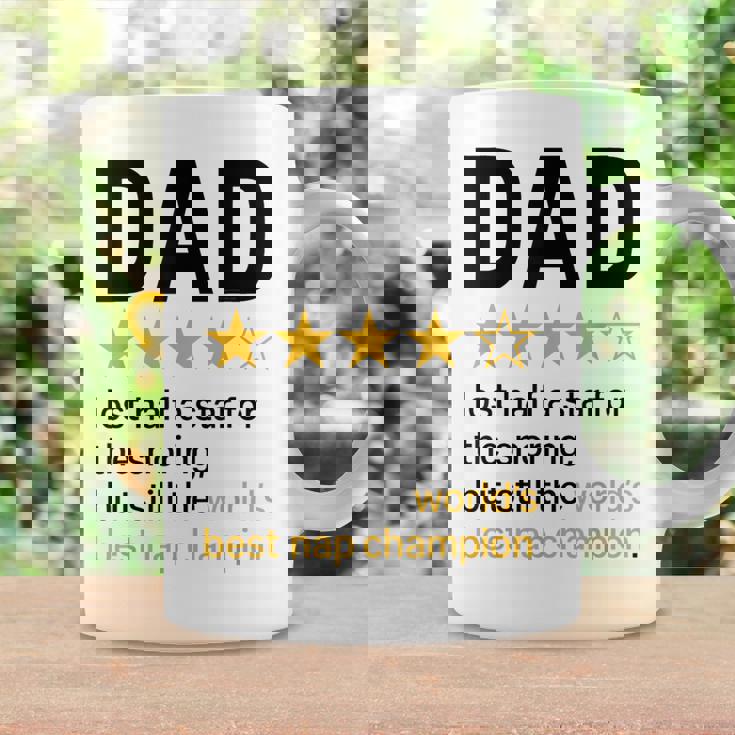 Dadtar Rating いびきジョーク 世界最高のお昼寝チャンピオン コーヒーマグ ギフトのアイデア