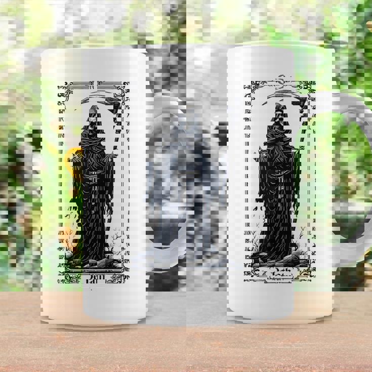 Death Tarot Card 13 Craft Gothic Reaper Aesthetic コーヒーマグ ギフトのアイデア