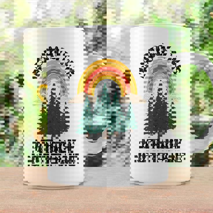 Destroy The Patriarchy Not The Planet フェミニスト フェミニズム コーヒーマグ ギフトのアイデア