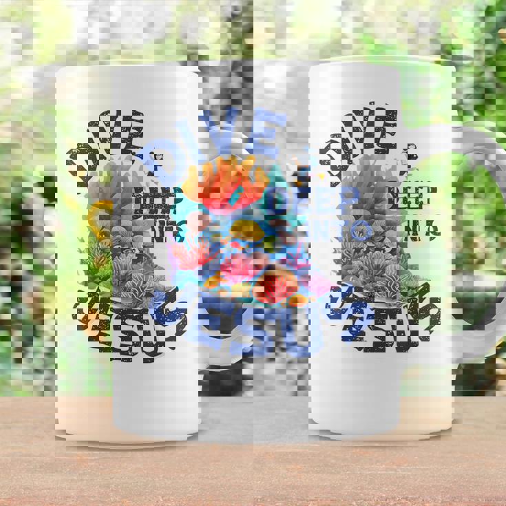 Dive Deep Into Jesus Vbs Christian Scuba Diving Underwater Coffee Mug Gifts ideas