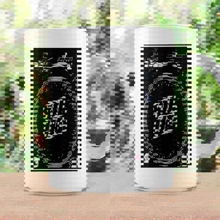 Dj ターンテーブル バトルレコードプレーヤー ディスク ジョッキー ミュージックディスコ コーヒーマグ ギフトのアイデア