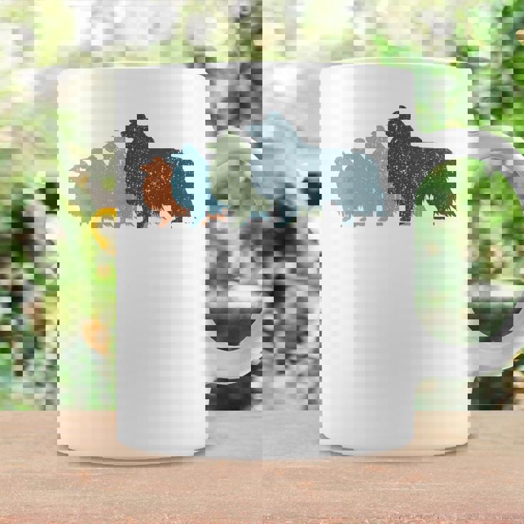Dog Mom & Dad シルエット ヴィンテージ シェルティ シェットランド シープドッグ コーヒーマグ ギフトのアイデア
