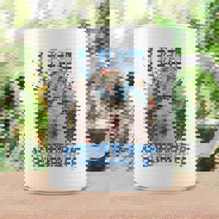 I Eat セメント 呪われた猫 面白い 奇妙な特定 ダンク ミーム 長袖tシャツ コーヒーマグ ギフトのアイデア