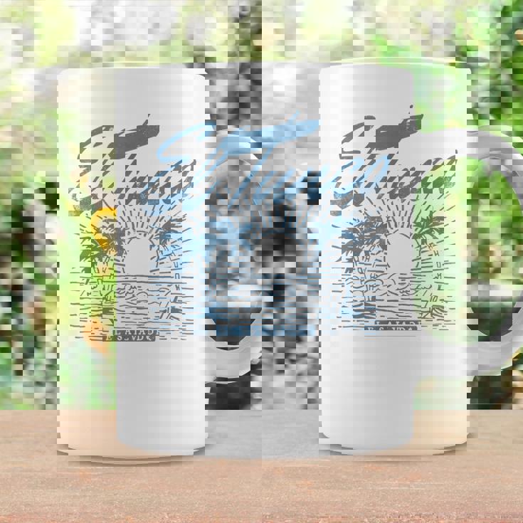 El Tunco エルサルバドル ヴィンテージ アンティーク調 ヤシの木 サーフ コーヒーマグ ギフトのアイデア