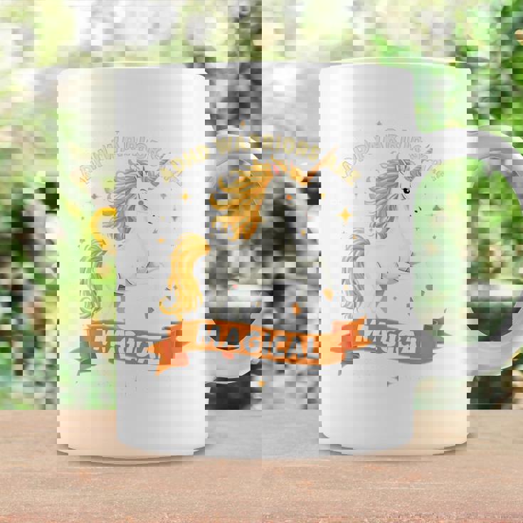 Empowered Adhd Warrior Unicorn Neurodiversity Pride 長袖tシャツ コーヒーマグ ギフトのアイデア