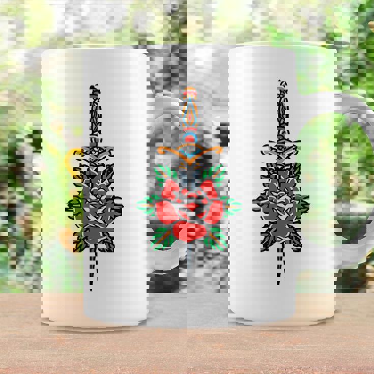 Fake Friends アメリカントラディショナルタトゥー オールドスクールフラッシュ コーヒーマグ ギフトのアイデア