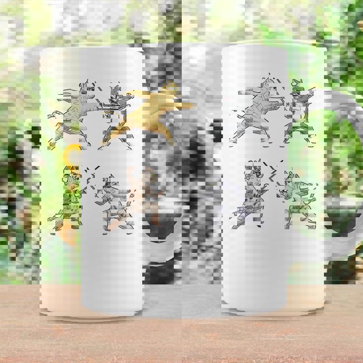 Fencer 猫 エペフェンシング付き コーヒーマグ ギフトのアイデア