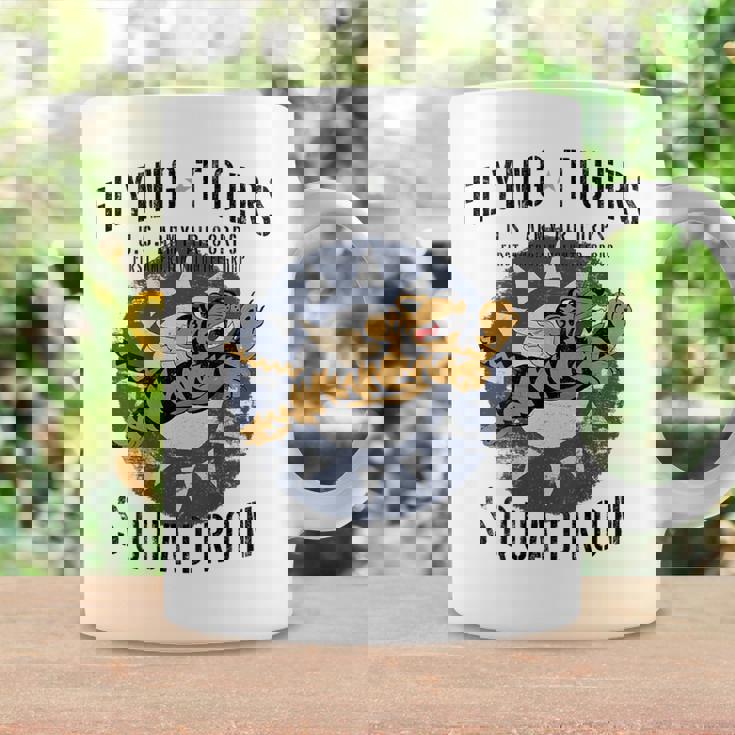 Flying Tigersquadron 第二次世界大戦ヴィンテージ記章 バックプリント コーヒーマグ ギフトのアイデア