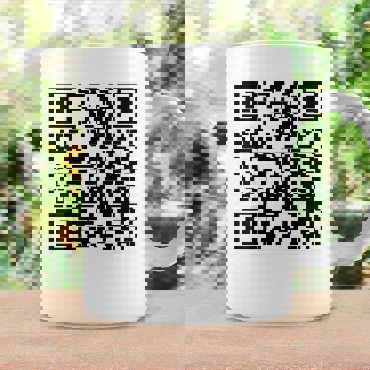 Fu Qr スキャンコード 皮肉ユーモア Fuバックプリント コーヒーマグ ギフトのアイデア