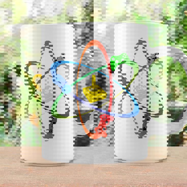 Gamer Atom コンソールプレーヤー ゲームコンピュータープログラマー 長袖tシャツ コーヒーマグ ギフトのアイデア