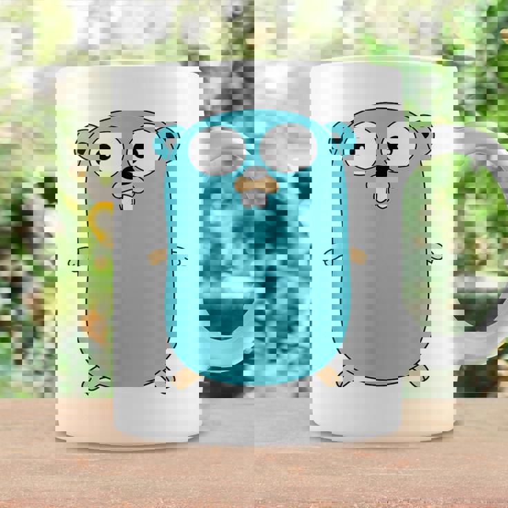 Go Golang プログラミング言語ロゴ マスコットゴファー コーヒーマグ ギフトのアイデア