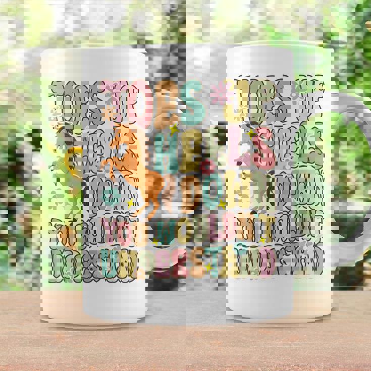 Groovy 乗馬 乗馬 乗馬 つま先アップ ヒールダウン コーヒーマグ ギフトのアイデア