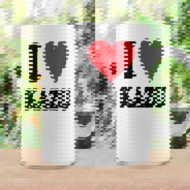I Heart Kazu 名 I Love パーソナライズ コーヒーマグ ギフトのアイデア