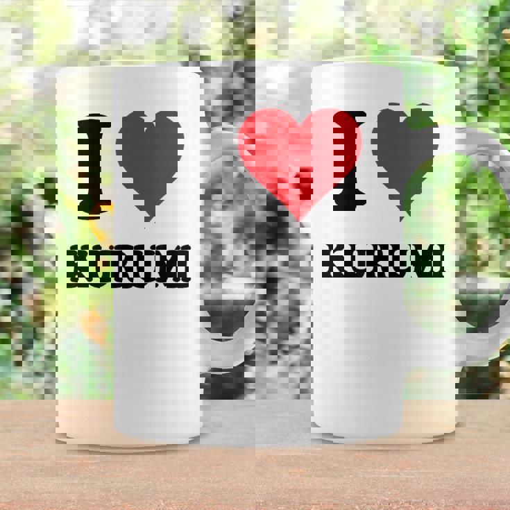 I Heart Kurumi ファーストネーム I Love パーソナライズ コーヒーマグ ギフトのアイデア