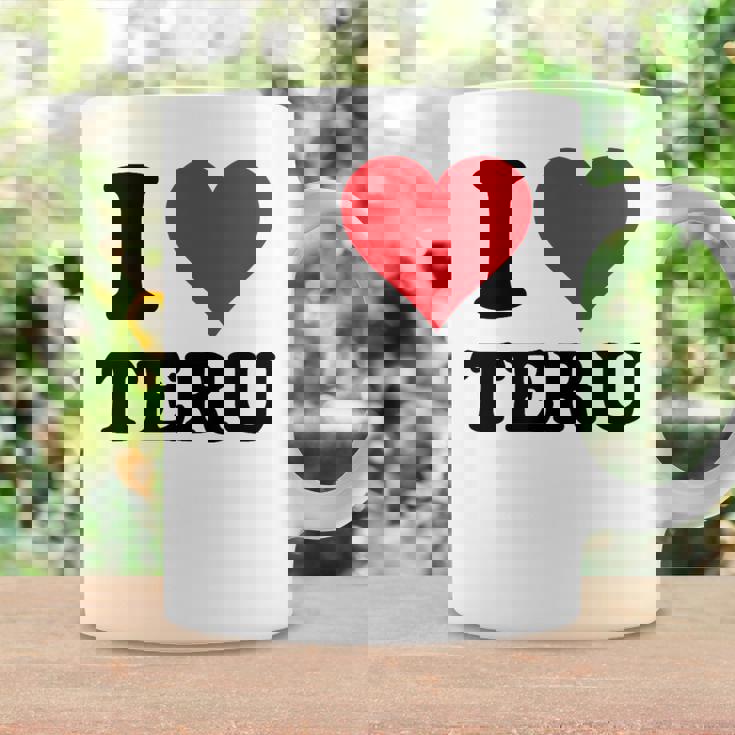 I Heart Teru 名 I Love パーソナライズ コーヒーマグ ギフトのアイデア