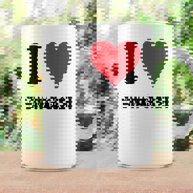 I Heart 山口 Japan Love 日本土産 コーヒーマグ ギフトのアイデア