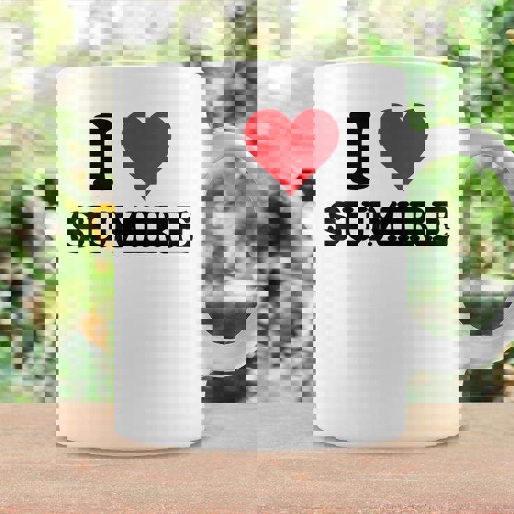 I Heartumire 名 I Love パーソナライズ コーヒーマグ ギフトのアイデア