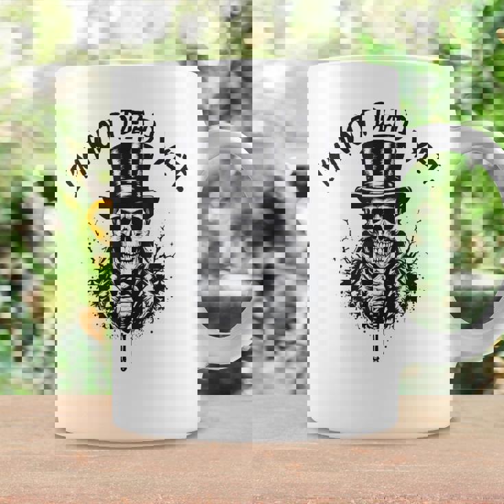 I'm Not Dead Yet Thekeleton Head コーヒーマグ ギフトのアイデア