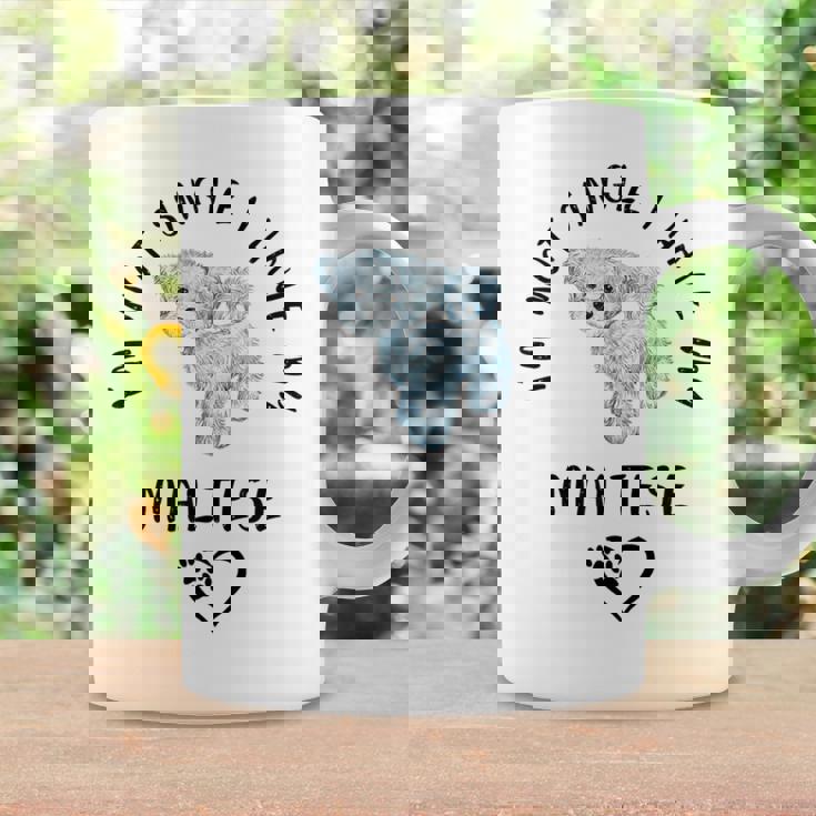 I'm Notingle I Have My Maltesealentines マルチーズ犬 コーヒーマグ ギフトのアイデア