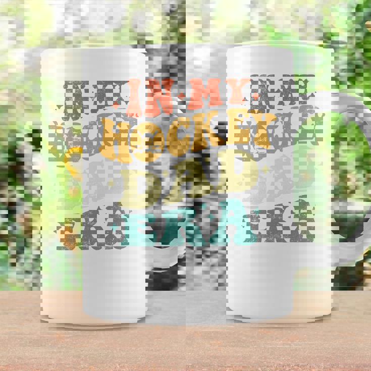 In My Hockey Dad Era ファニーホッケーお父さん ヴィンテージ 父の日 長袖tシャツ コーヒーマグ ギフトのアイデア