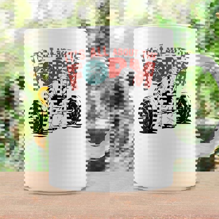 It's All About The Form デッドリフティング トランプ ワークアウト ジム 面白い コーヒーマグ ギフトのアイデア