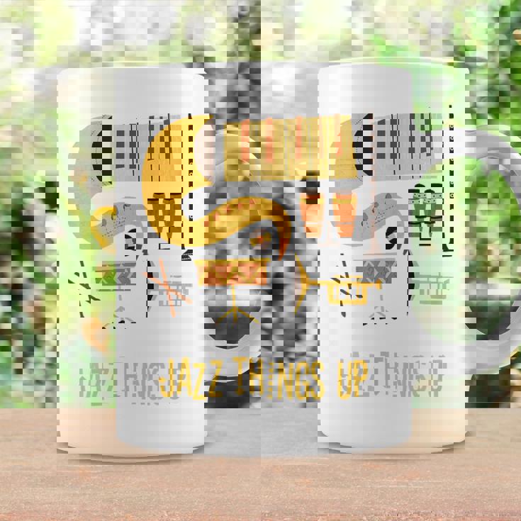 Jazz Things Up ヴィンテージジャズミュージック コーヒーマグ ギフトのアイデア