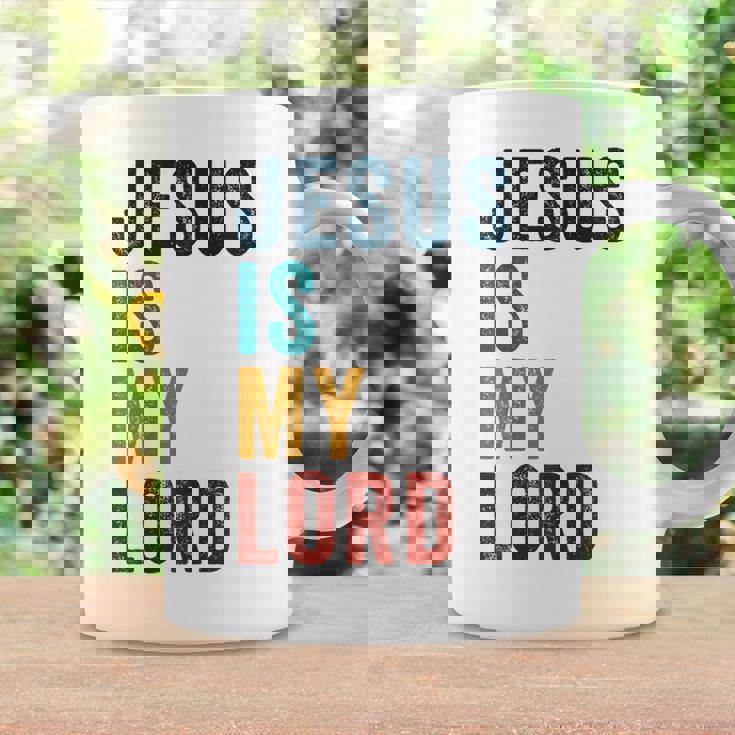 Jesus Is My Lord – Christian Faithintage Graphic コーヒーマグ ギフトのアイデア