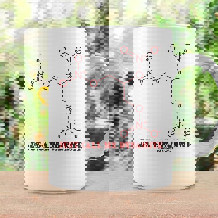 Just Call Me Dynamite ニトログリセリン 化学分子 ユーモア コーヒーマグ ギフトのアイデア