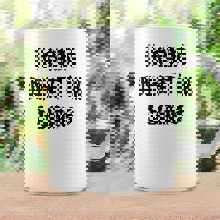 I Know What I'm Doing 面白いホワイトライパーティーアイデア コーヒーマグ ギフトのアイデア