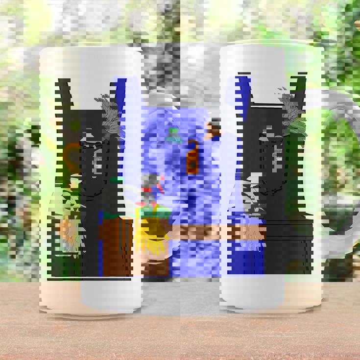 Last Minute Cleaner ハロウィンワーカーズグループコスチューム コーヒーマグ ギフトのアイデア