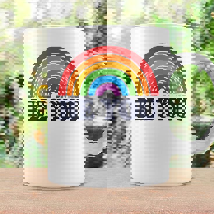 Lgbtq Be You Pocket Gay Pride Lgbt Ally Rainbow Flagintage コーヒーマグ ギフトのアイデア