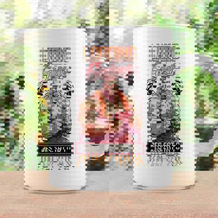 Loading Gains プレススタートからポンプ鉄ボディビルディング コーヒーマグ ギフトのアイデア