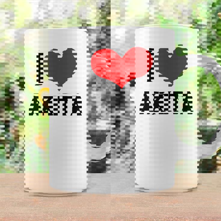 I Love Akita 愛 ハート 秋田 秋田県 日本 お土産 かわいい おしゃれ コーヒーマグ ギフトのアイデア