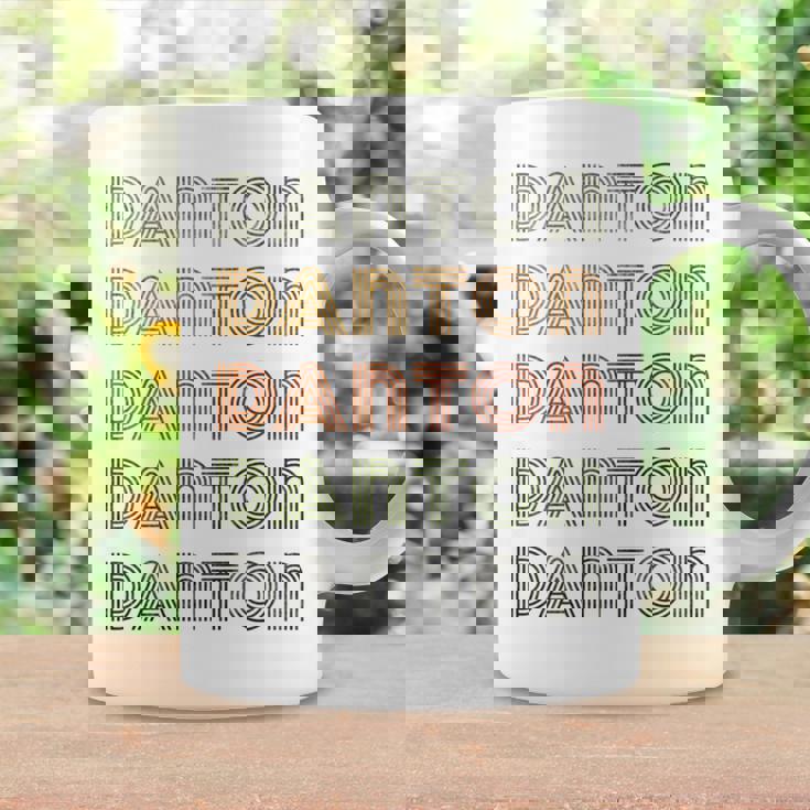 Love Heart Danton グランジ ビンテージスタイル ブラック ダントン 長袖tシャツ コーヒーマグ ギフトのアイデア